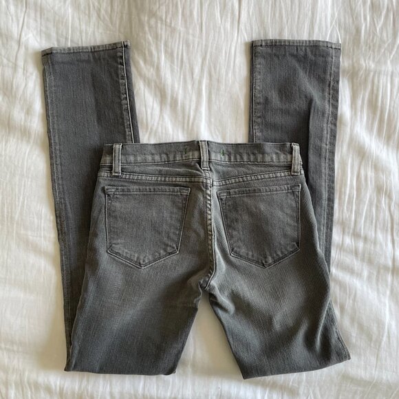 J Brand Gray Straight Jeans (sz 24) - Picture 3 of 4